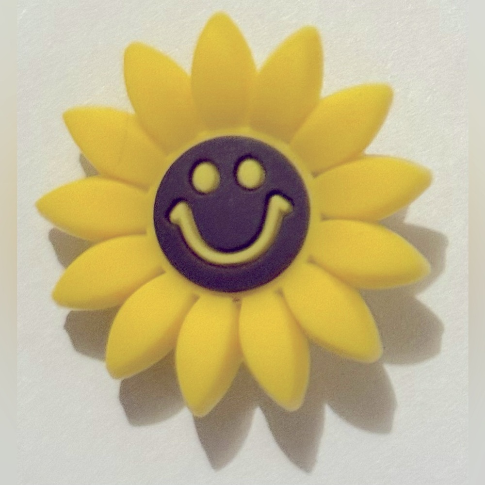 (10 for $16) Sunflower Croc Charm Shoe Charm Jibbit Disney Croc Charms